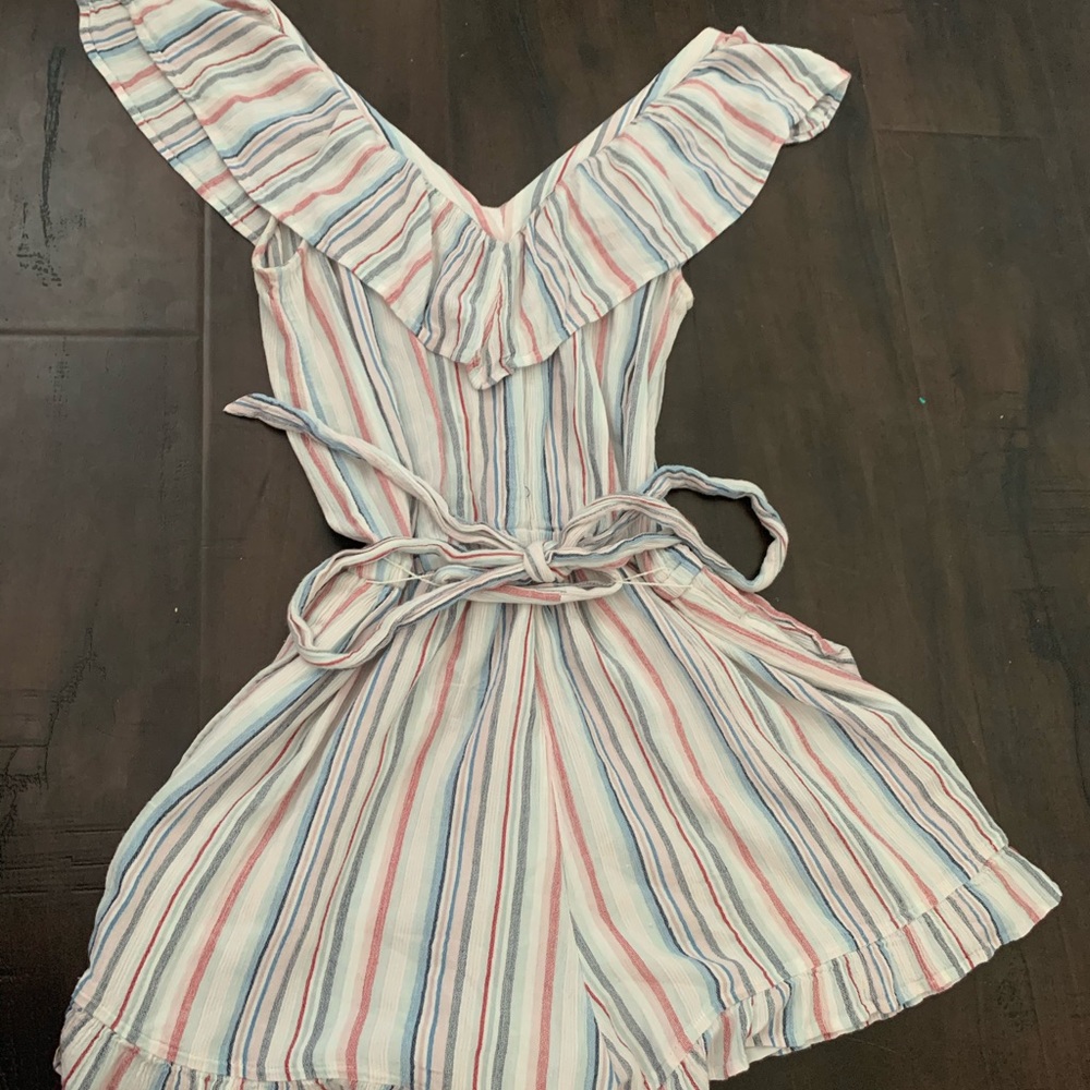 American Eagle Striped Romper
